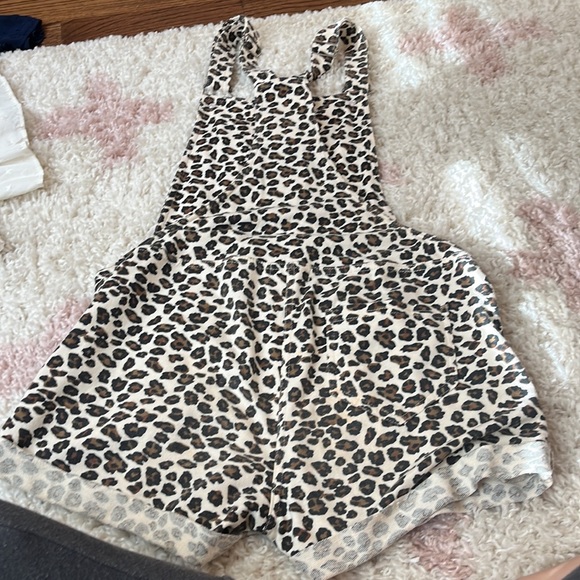 Altard State ! Leopard overalls with elastic waist and adjustable straps - Picture 4 of 8